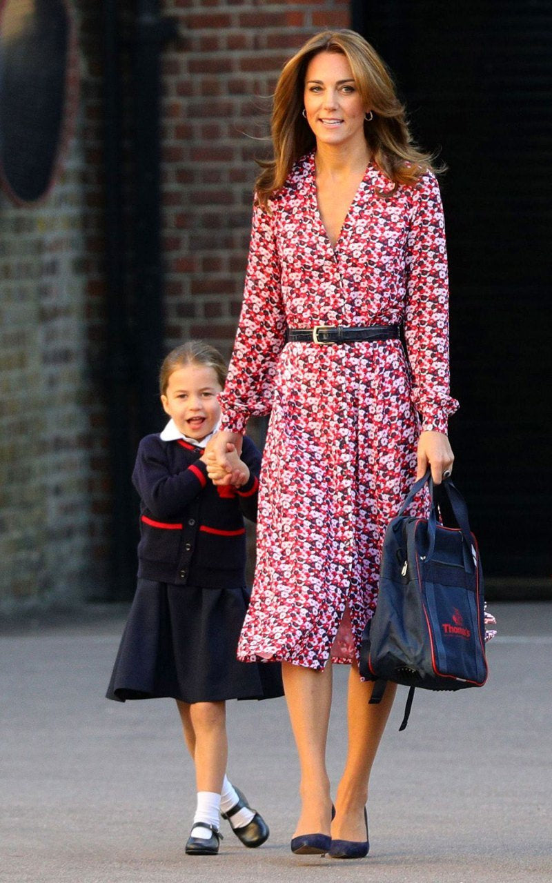 Princess Charlotte headed to school, escorted by Kate Middleton and Prince William-Ultrabasic blog-fashion and celebrity news