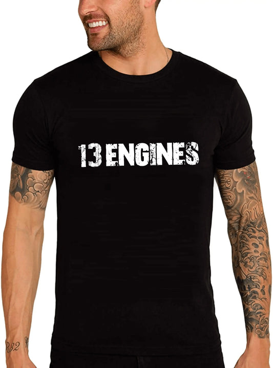 T-shirt noir uni pour hommes