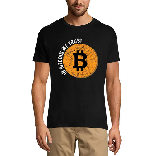 Men's Graphic T-Shirt In Bitcoin We Trust - Blockchain Currency Eco-Friendly Limited Edition Short Sleeve Tee-Shirt Vintage Birthday Gift Novelty