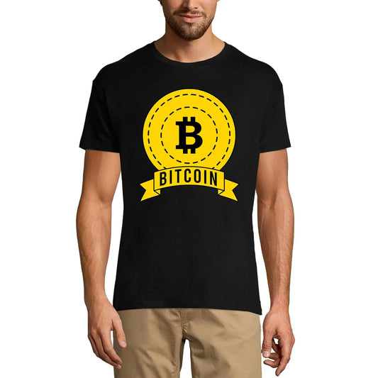 Men's Graphic T-Shirt Bitcoin Cryptocurrency - One Coin Funny - Blockchain Eco-Friendly Limited Edition Short Sleeve Tee-Shirt Vintage Birthday Gift Novelty