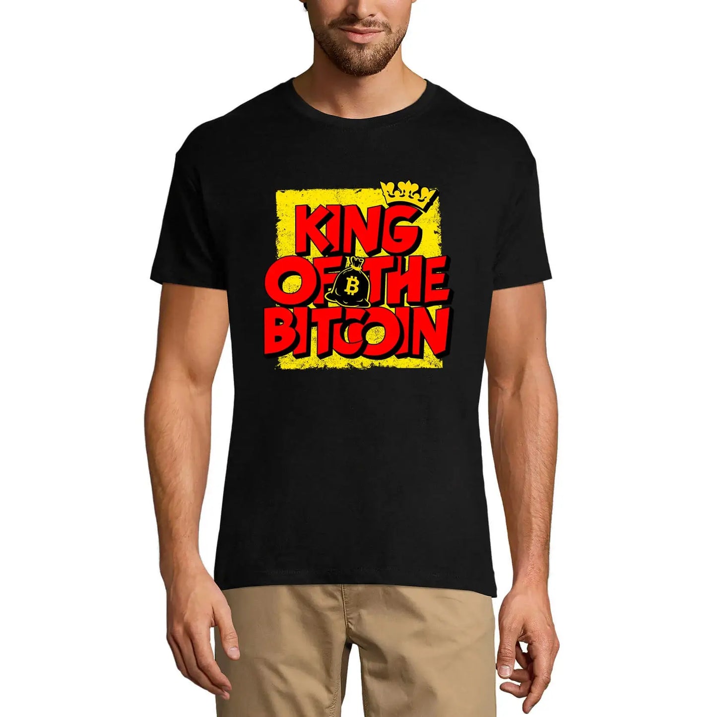 Schlichtes schwarzes T-Shirt für Herren