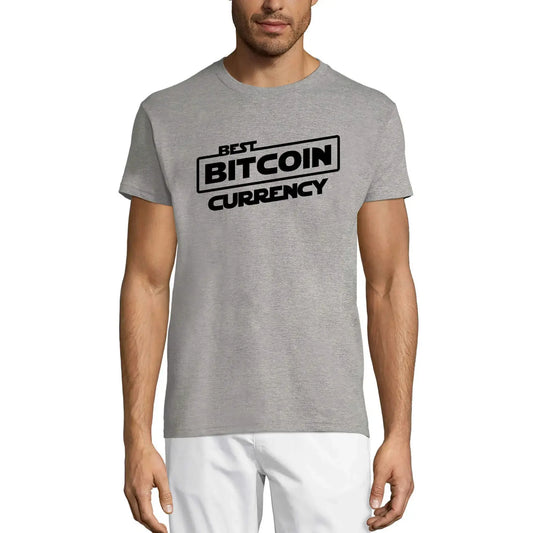 Men's Graphic T-Shirt Best Bitcoin Currency - Blockchain Currency Eco-Friendly Limited Edition Short Sleeve Tee-Shirt Vintage Birthday Gift Novelty