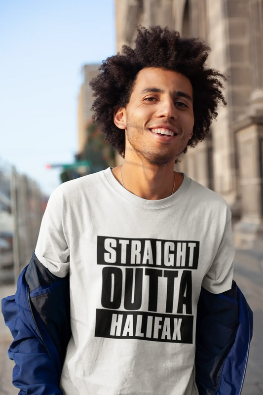 Straight Outta Halifax, Herren-Kurzarm-Rundhals-T-Shirt 00027