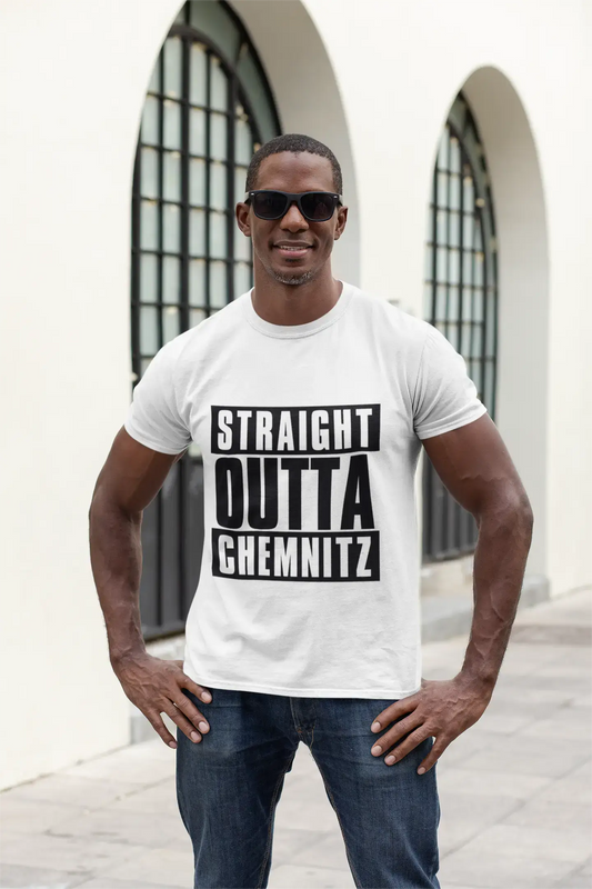 Straight Outta Chemnitz, Homme manches courtes Col rond 00027