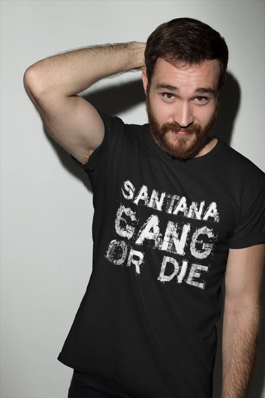 SANTANA Family Gang Tshirt, Tshirt Homme, Tshirt Noir, T-shirt Cadeau 00033