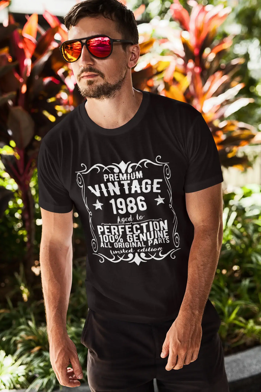 Homme Tee Vintage T Shirt Premium Vintage Year 1986