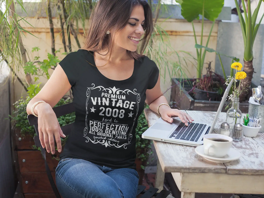 2008 Vintage Year Tshirt t Shirt Anniversaire Cadeau Tshirt