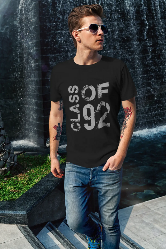 Class of 92 Men's T-shirt Noir Anniversaire Cadeau 00481