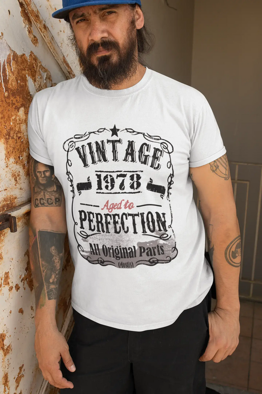 Homme Tee Vintage T Shirt 1978 Vintage Aged to Perfection