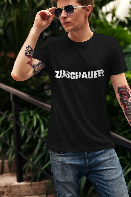 zuschauer Men's T shirt Black Birthday Gift 00548