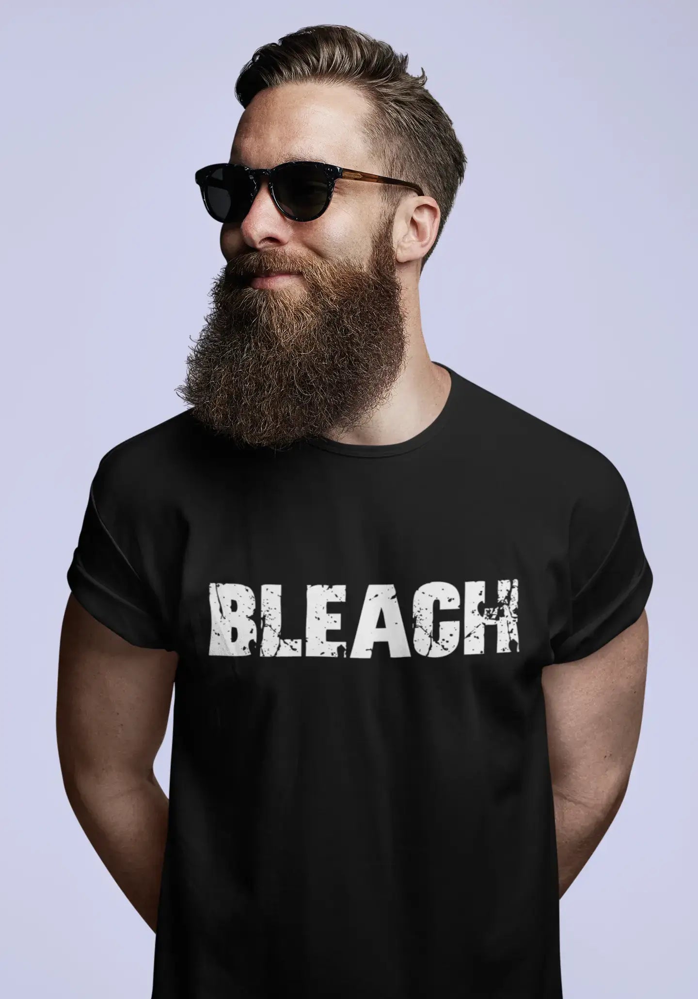 Bleach Herren Vintage T-Shirt Schwarz Geburtstagsgeschenk 00554