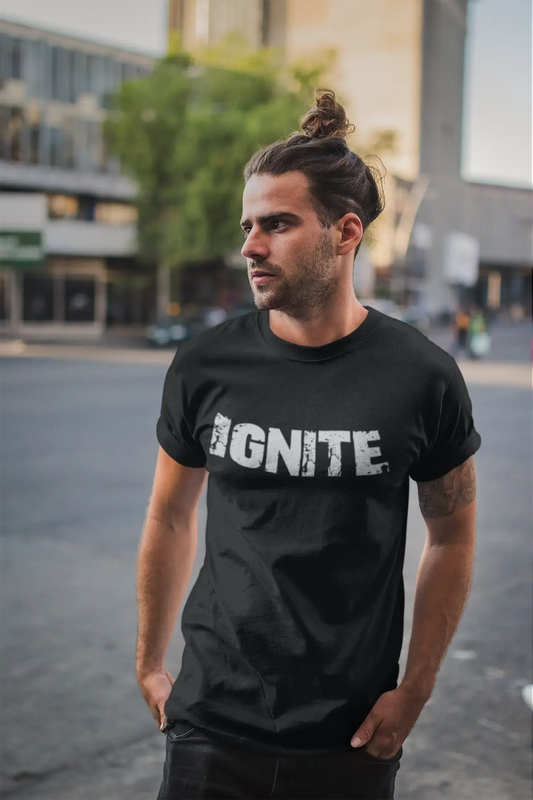 Herren T-Shirt Vintage T-Shirt Ignite