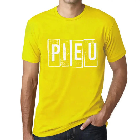 T-shirt noir uni pour hommes