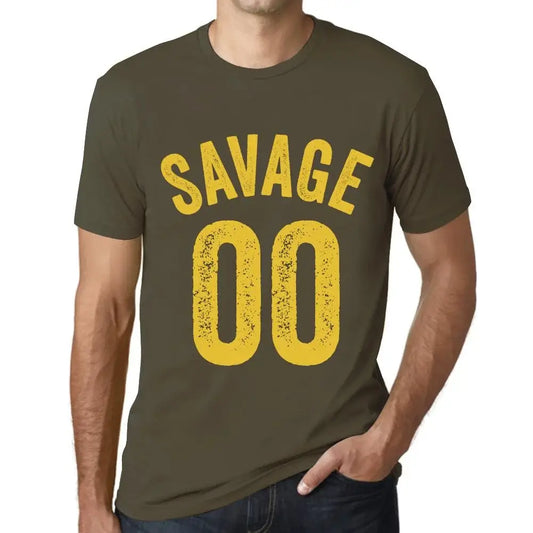 Men's Graphic T-Shirt Savage 00 2024 Vintage Eco-Friendly Short Sleeve Novelty Tee