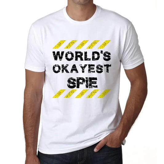 Men's Graphic T-Shirt Worlds Okayest Spie Eco-Friendly Limited Edition Short Sleeve Tee-Shirt Vintage Birthday Gift Novelty