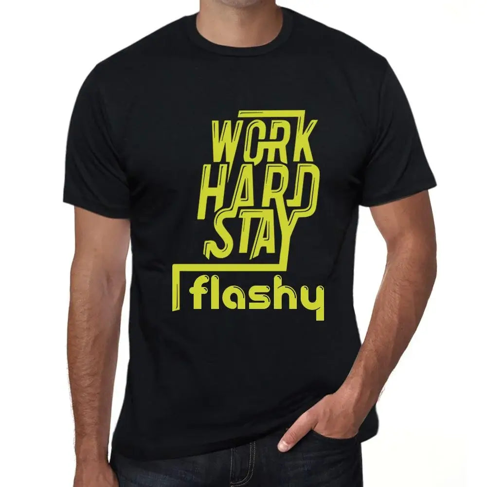 T-shirt noir uni pour hommes