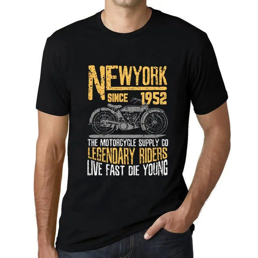 Men's Graphic T-Shirt Motorcycle Legendary Riders Since 1952 72nd Birthday Anniversary 72 Year Old Gift 1952 Vintage Eco-Friendly Short Sleeve Novelty Tee