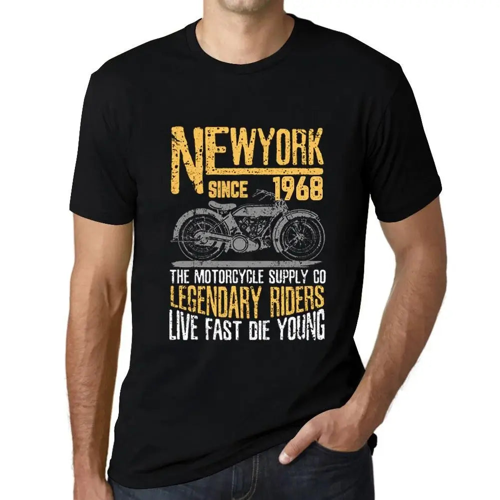 Men's Graphic T-Shirt Motorcycle Legendary Riders Since 1968 56th Birthday Anniversary 56 Year Old Gift 1968 Vintage Eco-Friendly Short Sleeve Novelty Tee