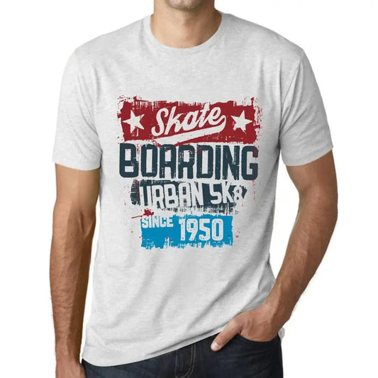 Men's Graphic T-Shirt Urban Skateboard Since 1950 74th Birthday Anniversary 74 Year Old Gift 1950 Vintage Eco-Friendly Short Sleeve Novelty Tee