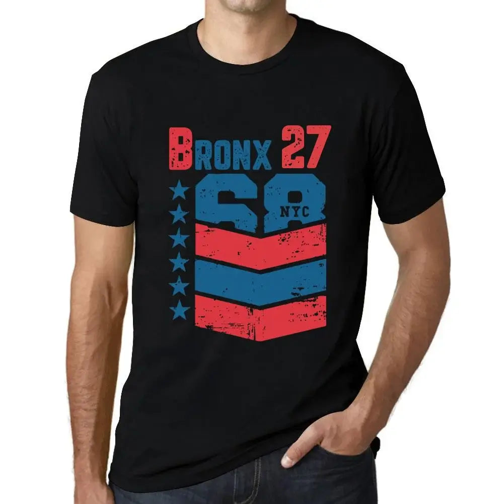 Men's Graphic T-Shirt Bronx 27 27th Birthday Anniversary 27 Year Old Gift 1997 Vintage Eco-Friendly Short Sleeve Novelty Tee