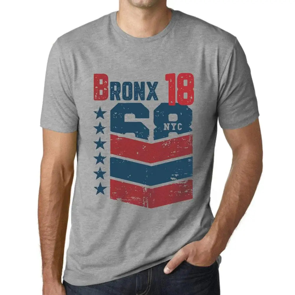 Men's Graphic T-Shirt Bronx 18 18th Birthday Anniversary 18 Year Old Gift 2006 Vintage Eco-Friendly Short Sleeve Novelty Tee