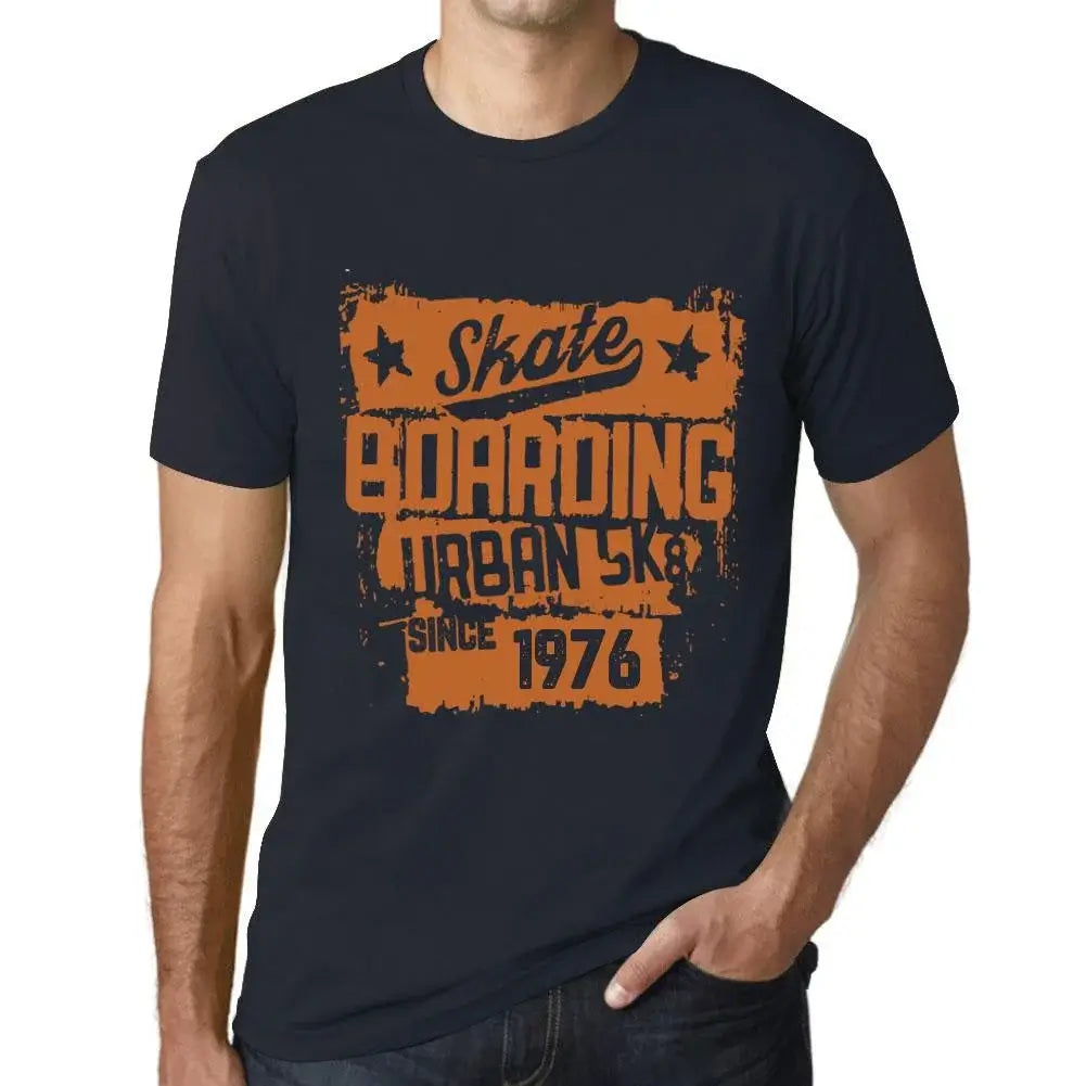 Men's Graphic T-Shirt Urban Skateboard Since 1976 48th Birthday Anniversary 48 Year Old Gift 1976 Vintage Eco-Friendly Short Sleeve Novelty Tee