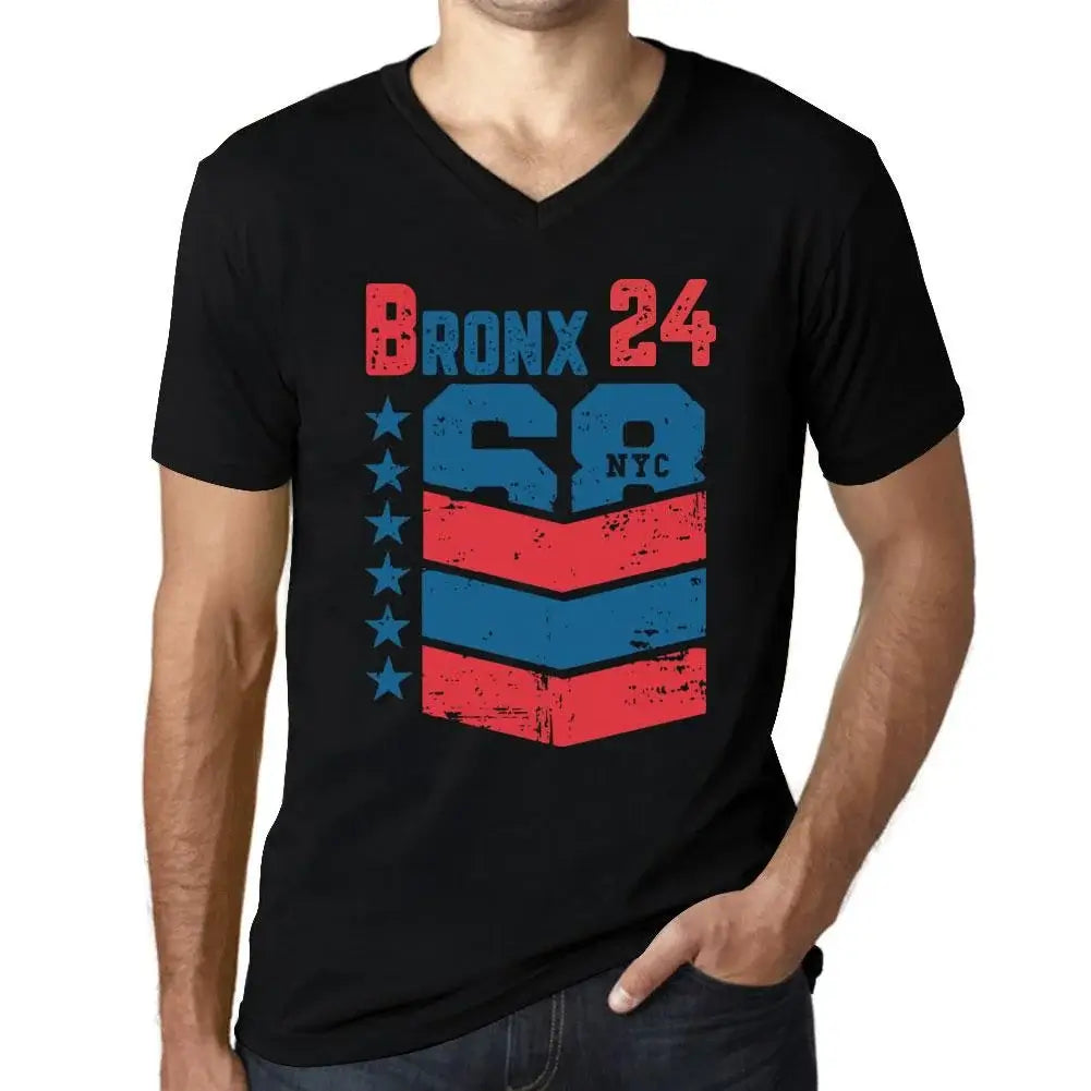 Men's Graphic T-Shirt Bronx 24 24th Birthday Anniversary 24 Year Old Gift 2000 Vintage Eco-Friendly Short Sleeve Novelty Tee