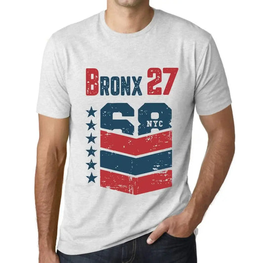 Men's Graphic T-Shirt Bronx 27 27th Birthday Anniversary 27 Year Old Gift 1997 Vintage Eco-Friendly Short Sleeve Novelty Tee