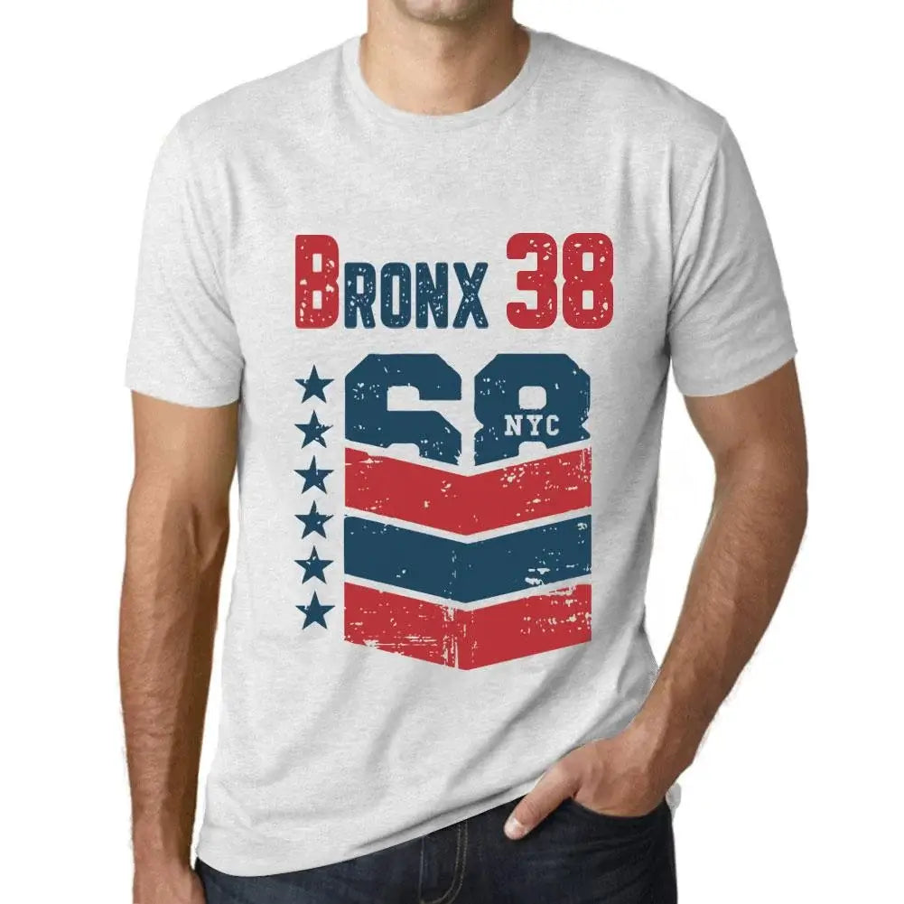 Men's Graphic T-Shirt Bronx 38 38th Birthday Anniversary 38 Year Old Gift 1986 Vintage Eco-Friendly Short Sleeve Novelty Tee