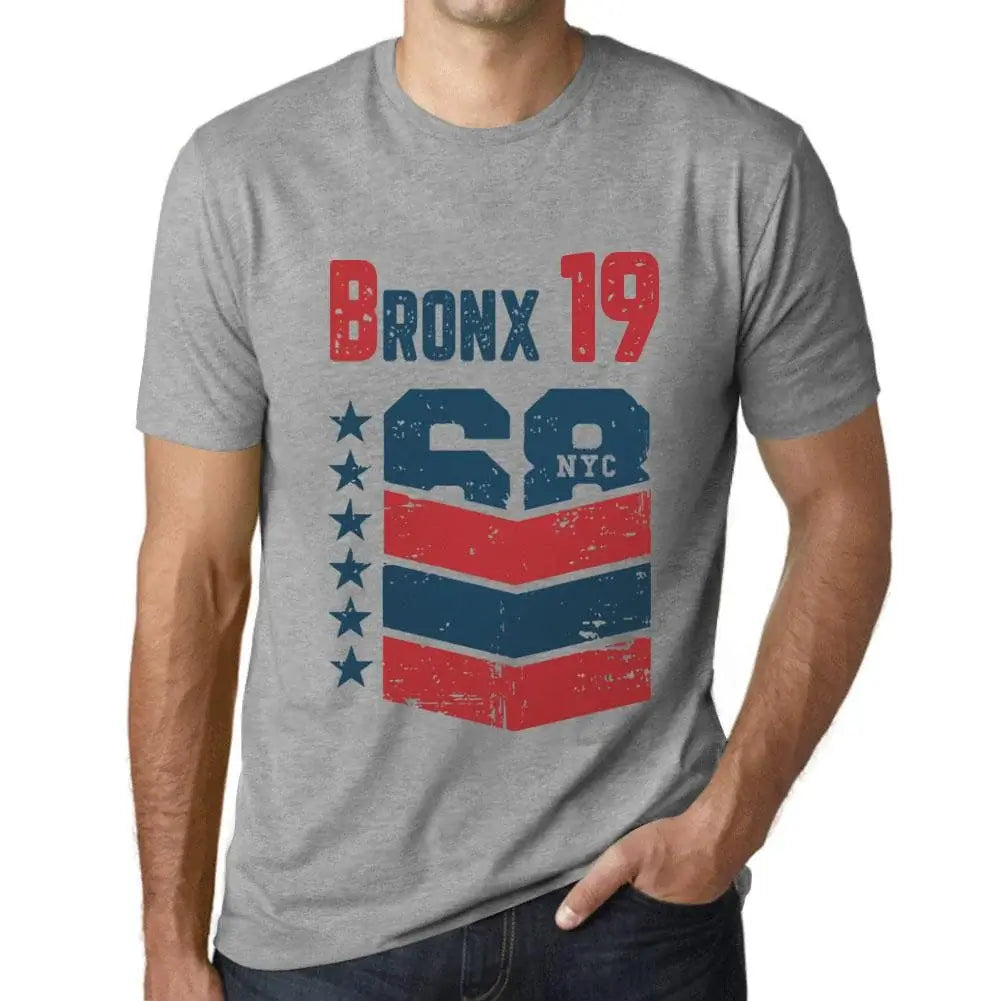 Men's Graphic T-Shirt Bronx 19 19th Birthday Anniversary 19 Year Old Gift 2005 Vintage Eco-Friendly Short Sleeve Novelty Tee