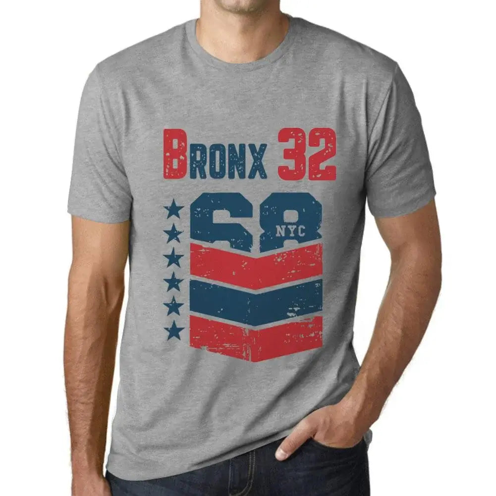 Men's Graphic T-Shirt Bronx 32 32nd Birthday Anniversary 32 Year Old Gift 1992 Vintage Eco-Friendly Short Sleeve Novelty Tee