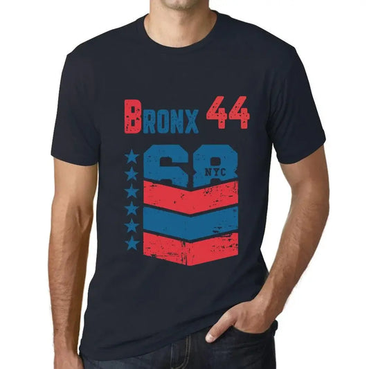 Men's Graphic T-Shirt Bronx 44 44th Birthday Anniversary 44 Year Old Gift 1980 Vintage Eco-Friendly Short Sleeve Novelty Tee