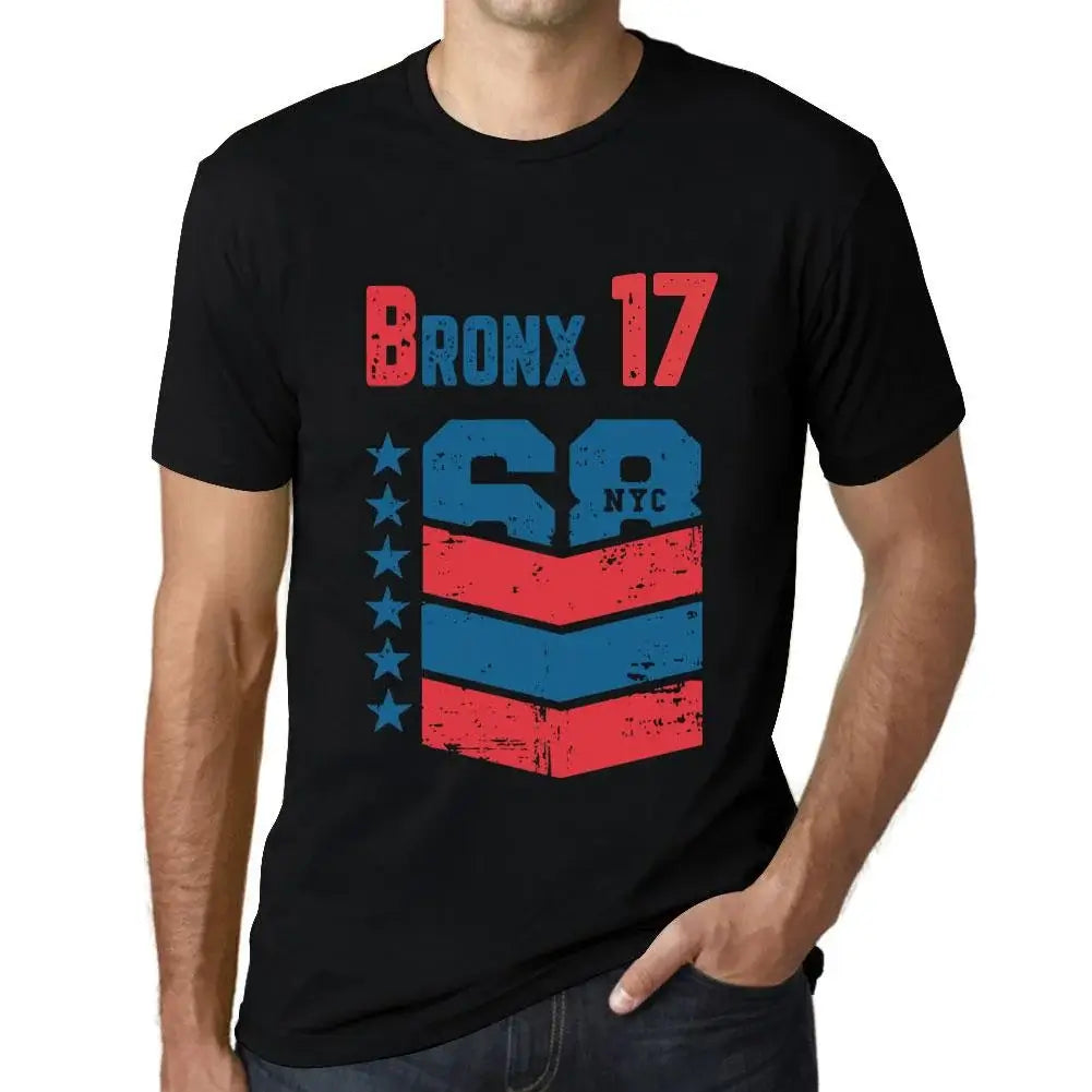 Men's Graphic T-Shirt Bronx 17 17th Birthday Anniversary 17 Year Old Gift 2007 Vintage Eco-Friendly Short Sleeve Novelty Tee