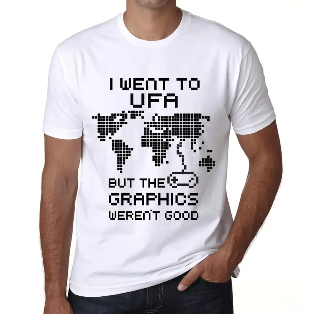 Men's Graphic T-Shirt I Went To Ufa But The Graphics Weren’t Good Eco-Friendly Limited Edition Short Sleeve Tee-Shirt Vintage Birthday Gift Novelty