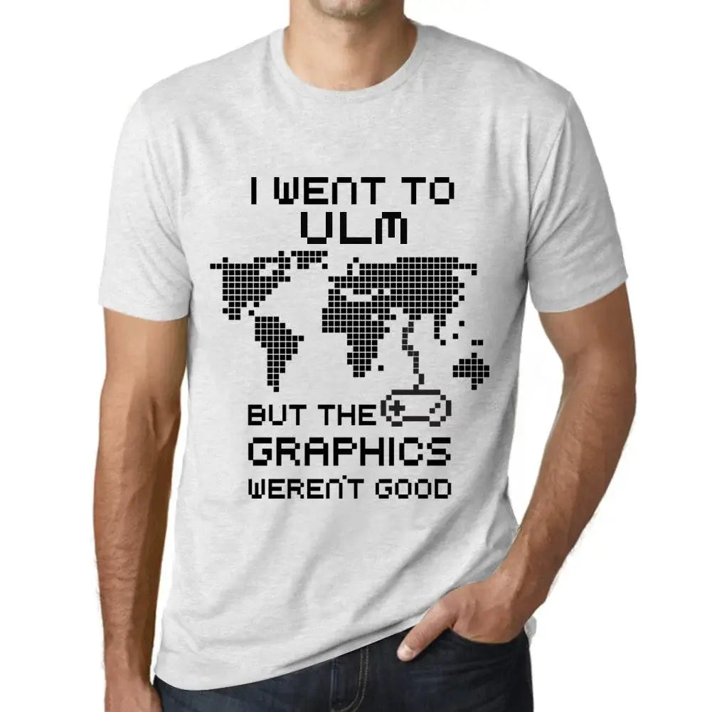 Men's Graphic T-Shirt I Went To Ulm But The Graphics Weren’t Good Eco-Friendly Limited Edition Short Sleeve Tee-Shirt Vintage Birthday Gift Novelty