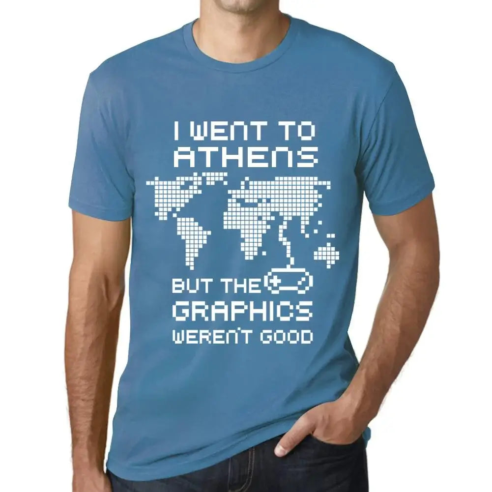 Men's Graphic T-Shirt I Went To Athens But The Graphics Weren’t Good Eco-Friendly Limited Edition Short Sleeve Tee-Shirt Vintage Birthday Gift Novelty