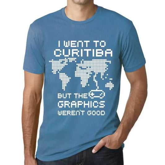 Men's Graphic T-Shirt I Went To Curitiba But The Graphics Weren’t Good Eco-Friendly Limited Edition Short Sleeve Tee-Shirt Vintage Birthday Gift Novelty