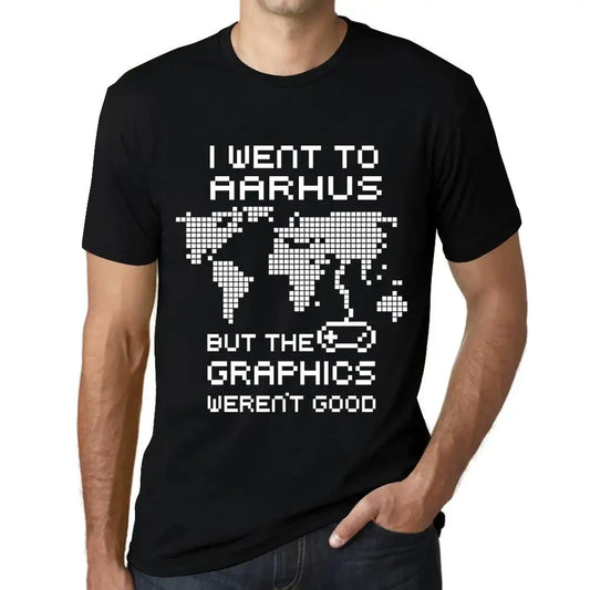 Men's Graphic T-Shirt I Went To Aarhus But The Graphics Weren’t Good Eco-Friendly Limited Edition Short Sleeve Tee-Shirt Vintage Birthday Gift Novelty