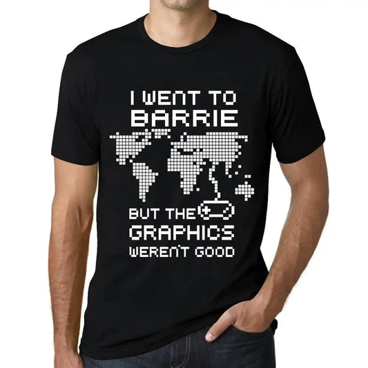 Men's Graphic T-Shirt I Went To Barrie But The Graphics Weren’t Good Eco-Friendly Limited Edition Short Sleeve Tee-Shirt Vintage Birthday Gift Novelty