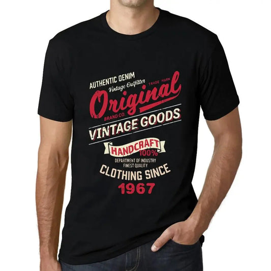 Men's Graphic T-Shirt Original Vintage Clothing Since 1967 57th Birthday Anniversary 57 Year Old Gift 1967 Vintage Eco-Friendly Short Sleeve Novelty Tee