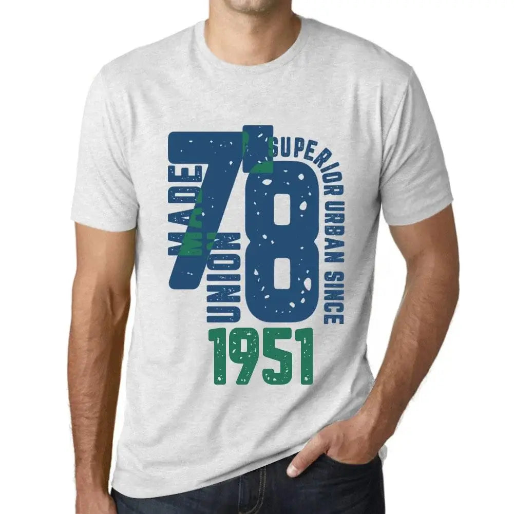 Men's Graphic T-Shirt Superior Urban Style Since 1951 73rd Birthday Anniversary 73 Year Old Gift 1951 Vintage Eco-Friendly Short Sleeve Novelty Tee