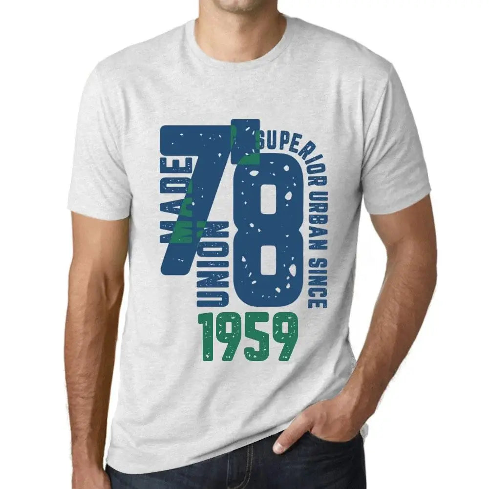 Men's Graphic T-Shirt Superior Urban Style Since 1959 65th Birthday Anniversary 65 Year Old Gift 1959 Vintage Eco-Friendly Short Sleeve Novelty Tee