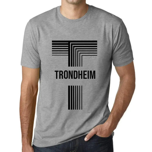 Men's Graphic T-Shirt Trondheim Eco-Friendly Limited Edition Short Sleeve Tee-Shirt Vintage Birthday Gift Novelty