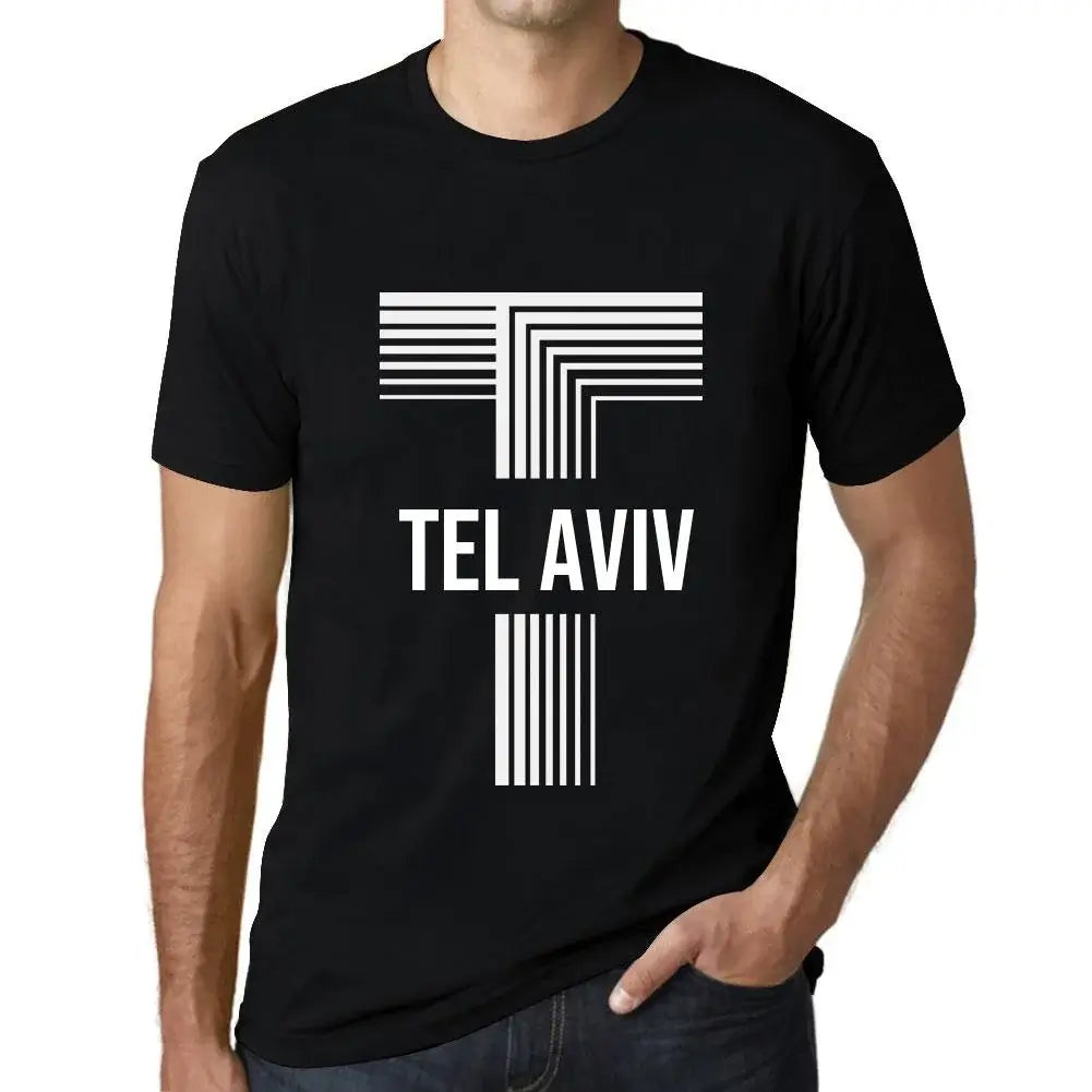 Men's Graphic T-Shirt Tel Aviv Eco-Friendly Limited Edition Short Sleeve Tee-Shirt Vintage Birthday Gift Novelty