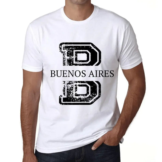 Men's Graphic T-Shirt Buenos Aires Eco-Friendly Limited Edition Short Sleeve Tee-Shirt Vintage Birthday Gift Novelty