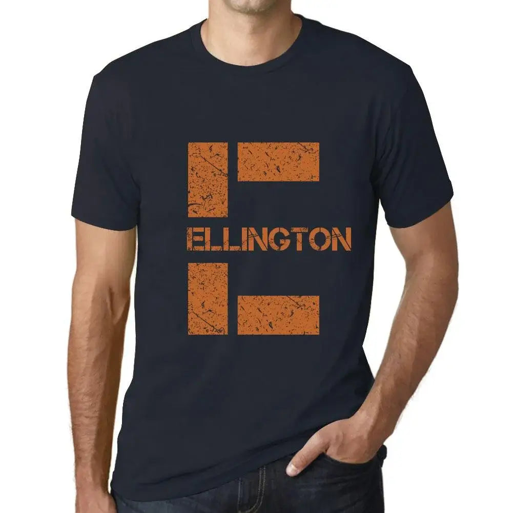 Men's Graphic T-Shirt Ellington Eco-Friendly Limited Edition Short Sleeve Tee-Shirt Vintage Birthday Gift Novelty