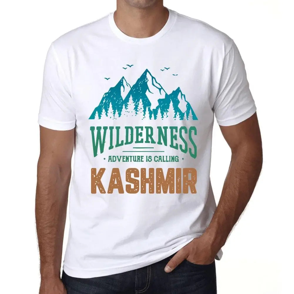 Men's Graphic T-Shirt Wilderness, Adventure Is Calling Kashmir Eco-Friendly Limited Edition Short Sleeve Tee-Shirt Vintage Birthday Gift Novelty