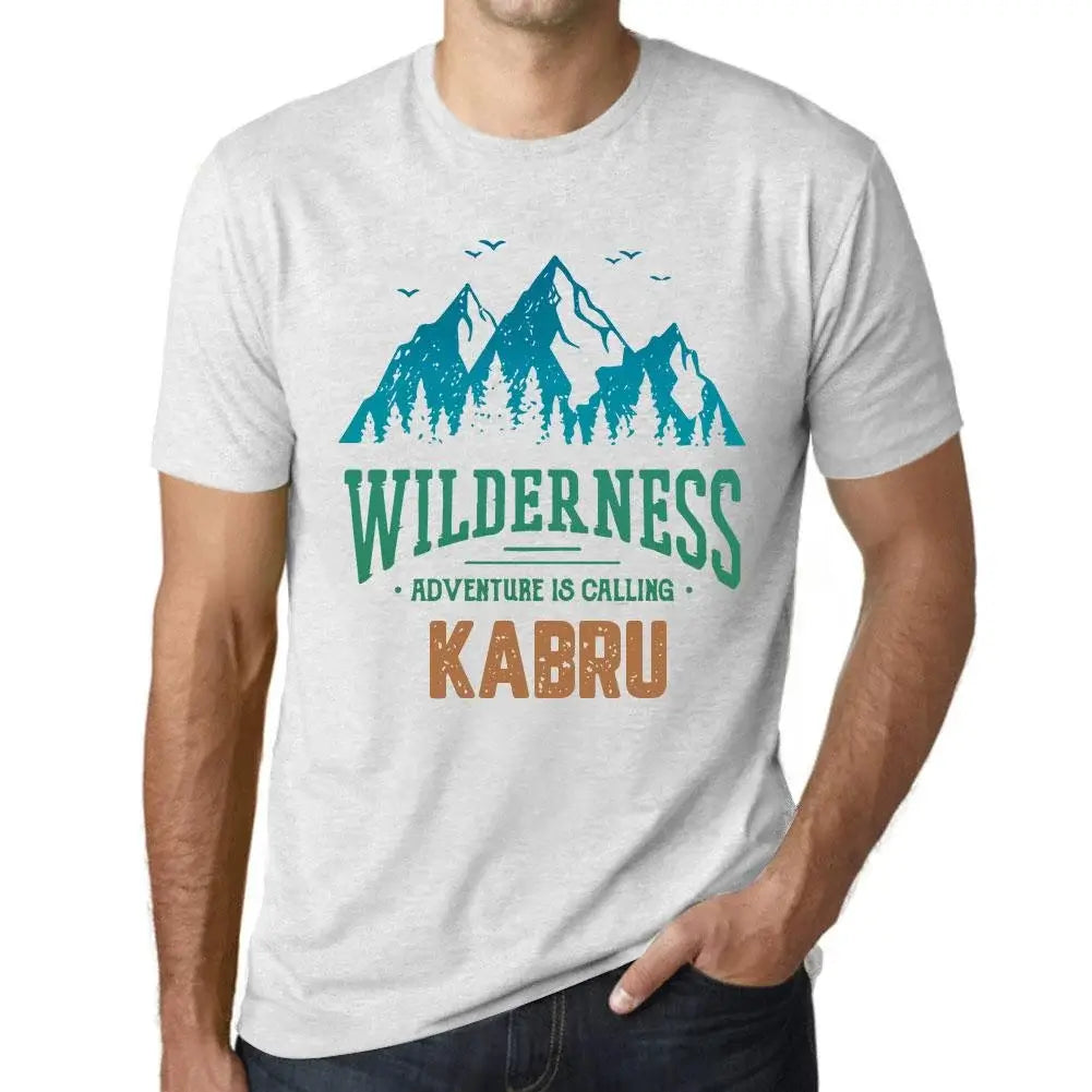 Men's Graphic T-Shirt Wilderness, Adventure Is Calling Kabru Eco-Friendly Limited Edition Short Sleeve Tee-Shirt Vintage Birthday Gift Novelty