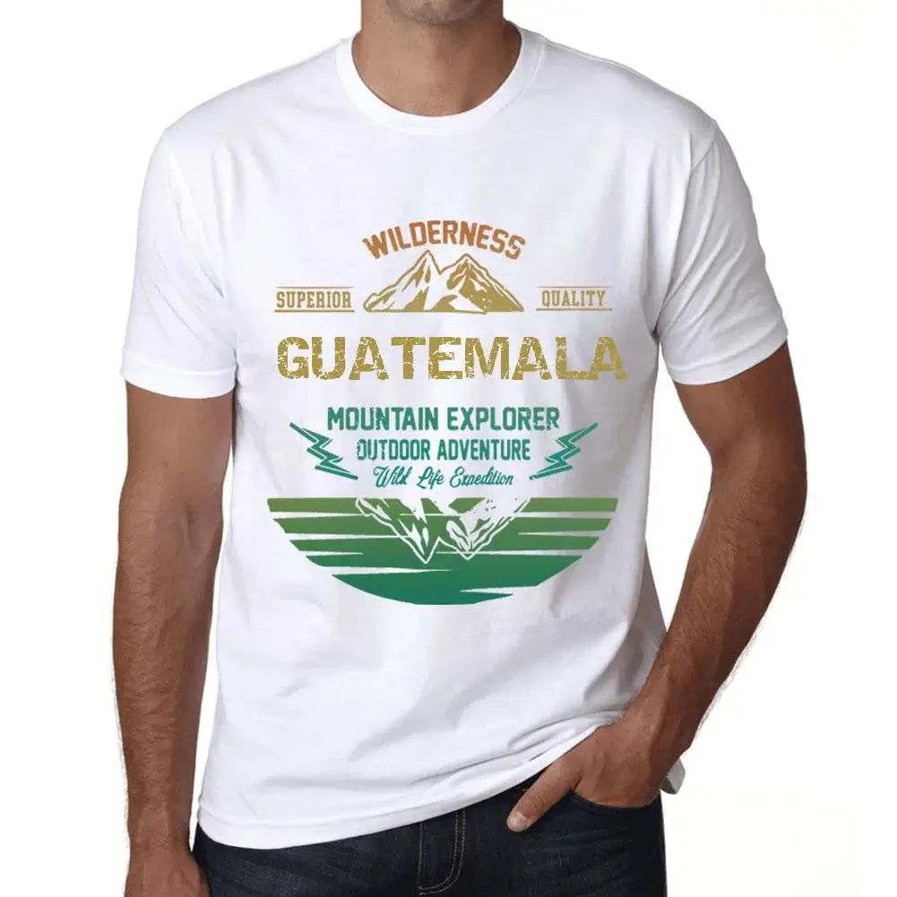 Men's Graphic T-Shirt Outdoor Adventure, Wilderness, Mountain Explorer Guatemala Eco-Friendly Limited Edition Short Sleeve Tee-Shirt Vintage Birthday Gift Novelty