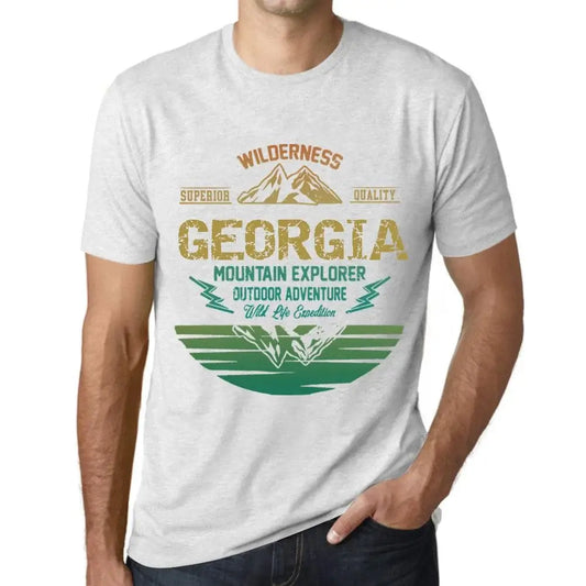 Men's Graphic T-Shirt Outdoor Adventure, Wilderness, Mountain Explorer Georgia Eco-Friendly Limited Edition Short Sleeve Tee-Shirt Vintage Birthday Gift Novelty